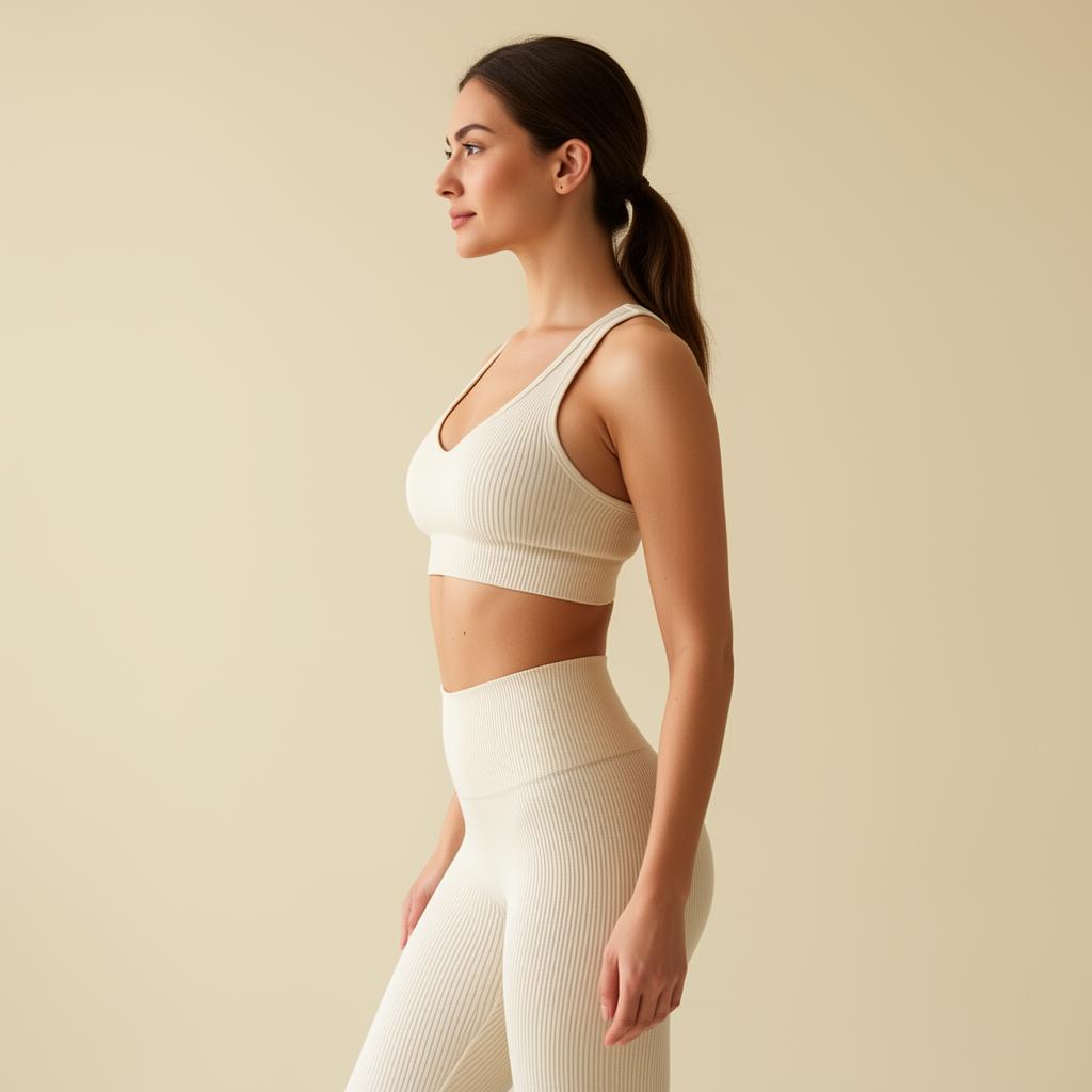 Reformer Ribbed Set — Bone